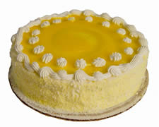 Illustration of lemon cake